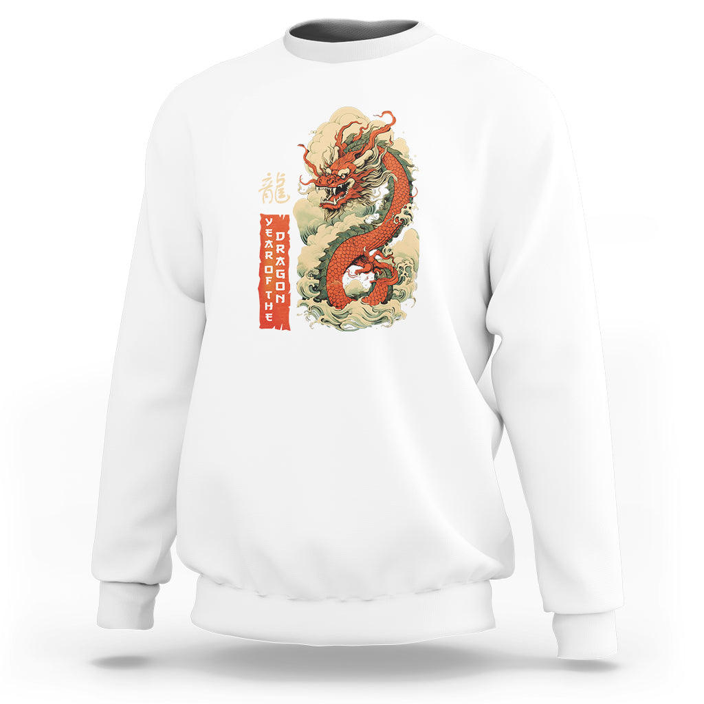 Lunar New Year Chinese Happy 2024 Year of the Dragon Sweatshirt - Wonder Print Shop