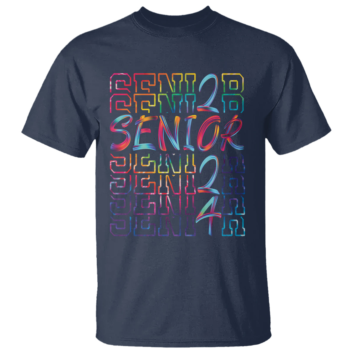 Tie Dye Senior Graduation Of 2024 T Shirt - Wonder Print Shop