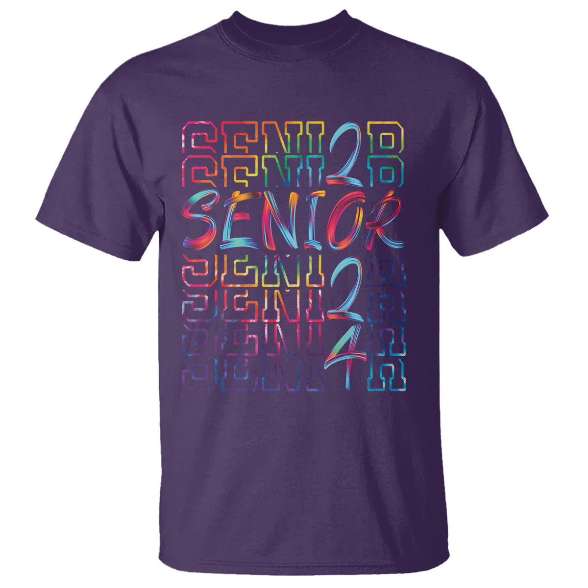 Tie Dye Senior Graduation Of 2024 T Shirt - Wonder Print Shop