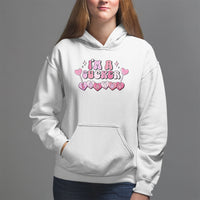 Valentine's Day Hoodie I'm A Sucker For You Heart Candy Lollipop - Wonder Print Shop