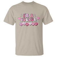 Valentine's Day T Shirt I'm A Sucker For You Heart Candy Lollipop - Wonder Print Shop