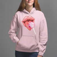 Valentine's Day Hoodie I'm A Sucker For You Candy Pop Lollipop - Wonder Print Shop