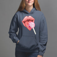 Valentine's Day Hoodie I'm A Sucker For You Candy Pop Lollipop - Wonder Print Shop
