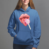 Valentine's Day Hoodie I'm A Sucker For You Candy Pop Lollipop - Wonder Print Shop