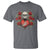 Valentine's Day T Shirt Skeleton Hand Heart Sign Red Rose Flower Gothic - Wonder Print Shop