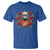 Valentine's Day T Shirt Skeleton Hand Heart Sign Red Rose Flower Gothic - Wonder Print Shop