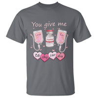 Valentine's Day T Shirt You Give Me Tachycardia ICU Nurse Life - Wonder Print Shop