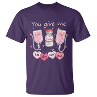 Valentine's Day T Shirt You Give Me Tachycardia ICU Nurse Life - Wonder Print Shop
