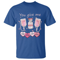 Valentine's Day T Shirt You Give Me Tachycardia ICU Nurse Life - Wonder Print Shop