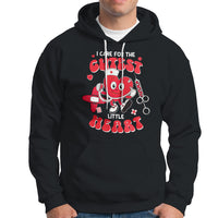 Valentine's Day Hoodie I Care For Cutest Little Hearts Nurse Life - Wonder Print Shop