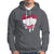 Valentine's Day Hoodie Dead Inside Melting Heart Goth - Wonder Print Shop