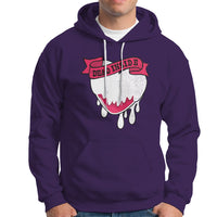 Valentine's Day Hoodie Dead Inside Melting Heart Goth - Wonder Print Shop