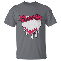 Valentine's Day T Shirt Dead Inside Melting Heart Goth - Wonder Print Shop