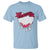 Valentine's Day T Shirt Dead Inside Melting Heart Goth - Wonder Print Shop
