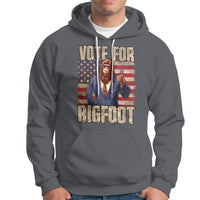 Vote For Bigfoot President Election Funny Sasquatch USA Flag Hoodie - Wonder Print Shop