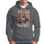 Vote For Bigfoot President Election Funny Sasquatch USA Flag Hoodie - Wonder Print Shop