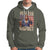 Vote For Bigfoot President Election Funny Sasquatch USA Flag Hoodie - Wonder Print Shop