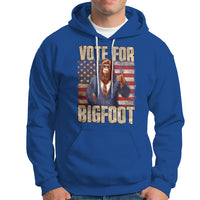 Vote For Bigfoot President Election Funny Sasquatch USA Flag Hoodie - Wonder Print Shop