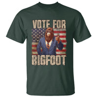 Vote For Bigfoot President Election Funny Sasquatch USA Flag T Shirt - Wonder Print Shop