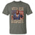 Vote For Bigfoot President Election Funny Sasquatch USA Flag T Shirt - Wonder Print Shop