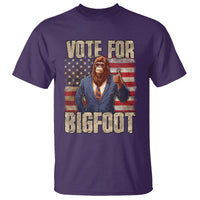 Vote For Bigfoot President Election Funny Sasquatch USA Flag T Shirt - Wonder Print Shop