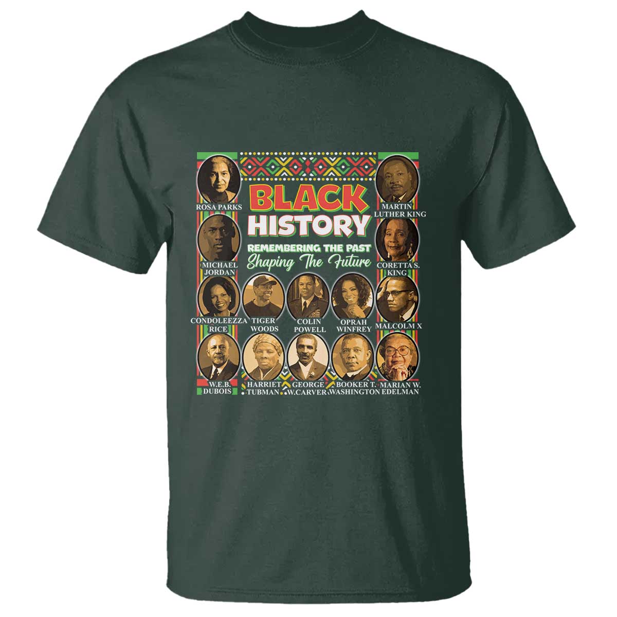 Black History T Shirt Remembering The Past Shaping The Future