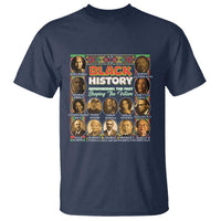 Black History T Shirt Remembering The Past Shaping The Future