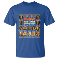 Black History T Shirt Remembering The Past Shaping The Future