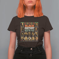 Black History T Shirt For Women Remembering The Past Shaping The Future