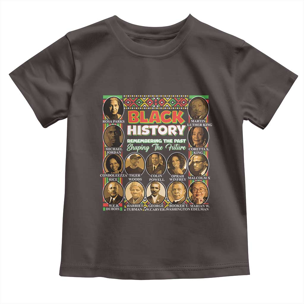 Black History Toddler T Shirt Remembering The Past Shaping The Future