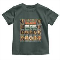Black History Toddler T Shirt Remembering The Past Shaping The Future