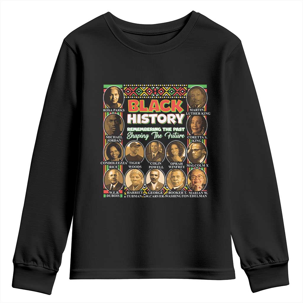 Black History Youth Sweatshirt Remembering The Past Shaping The Future