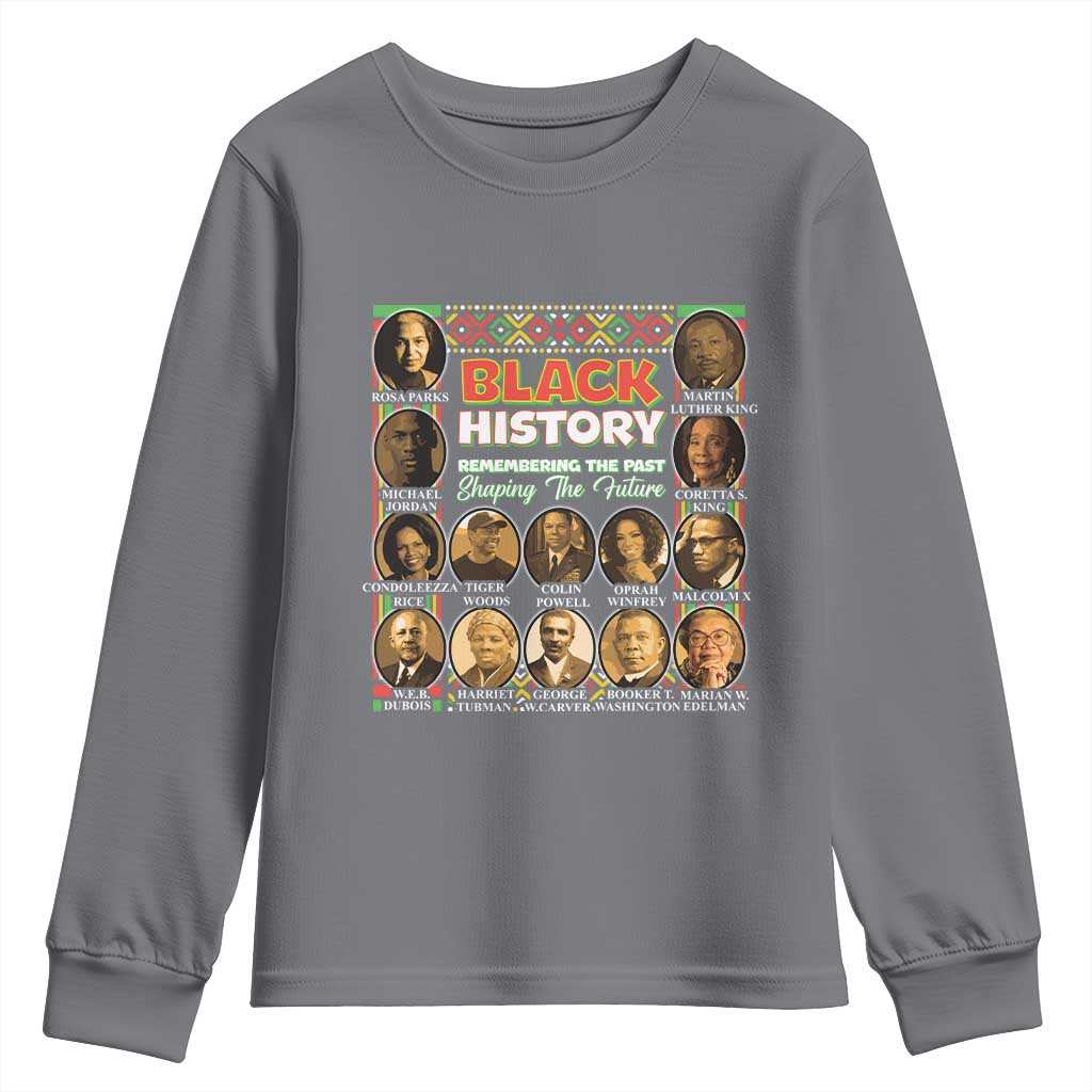Black History Youth Sweatshirt Remembering The Past Shaping The Future