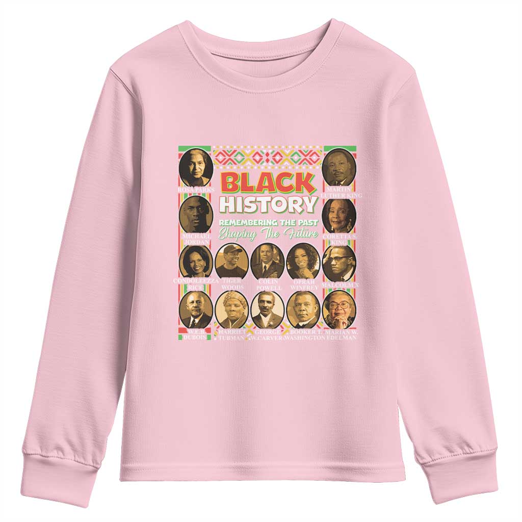 Black History Youth Sweatshirt Remembering The Past Shaping The Future