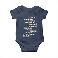 Black History Leaders Baby Onesie Obama Martin Malcolm Harriet