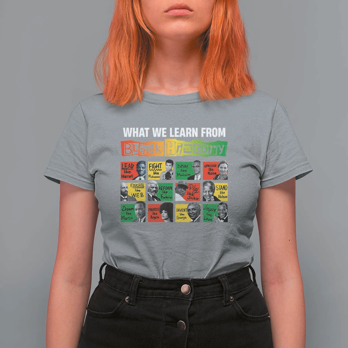 What We Learn From Black History T Shirt For Women