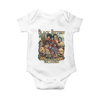 Black History Baby Onesie Remembering Our Legends Martin Malcolm Harriet Rosa Frederick