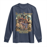 Black History Long Sleeve Shirt Remembering Our Legends Martin Malcolm Harriet Rosa Frederick