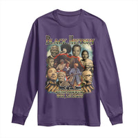 Black History Long Sleeve Shirt Remembering Our Legends Martin Malcolm Harriet Rosa Frederick