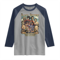 Black History Raglan Shirt Remembering Our Legends Martin Malcolm Harriet Rosa Frederick
