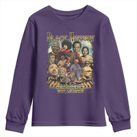 Black History Youth Sweatshirt Remembering Our Legends Martin Malcolm Harriet Rosa Frederick