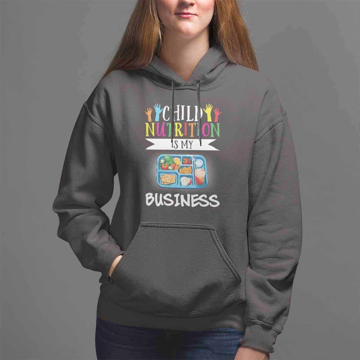 Lunch Lady Hoodie Child Nutrition Is My Business - Wonder Print Shop