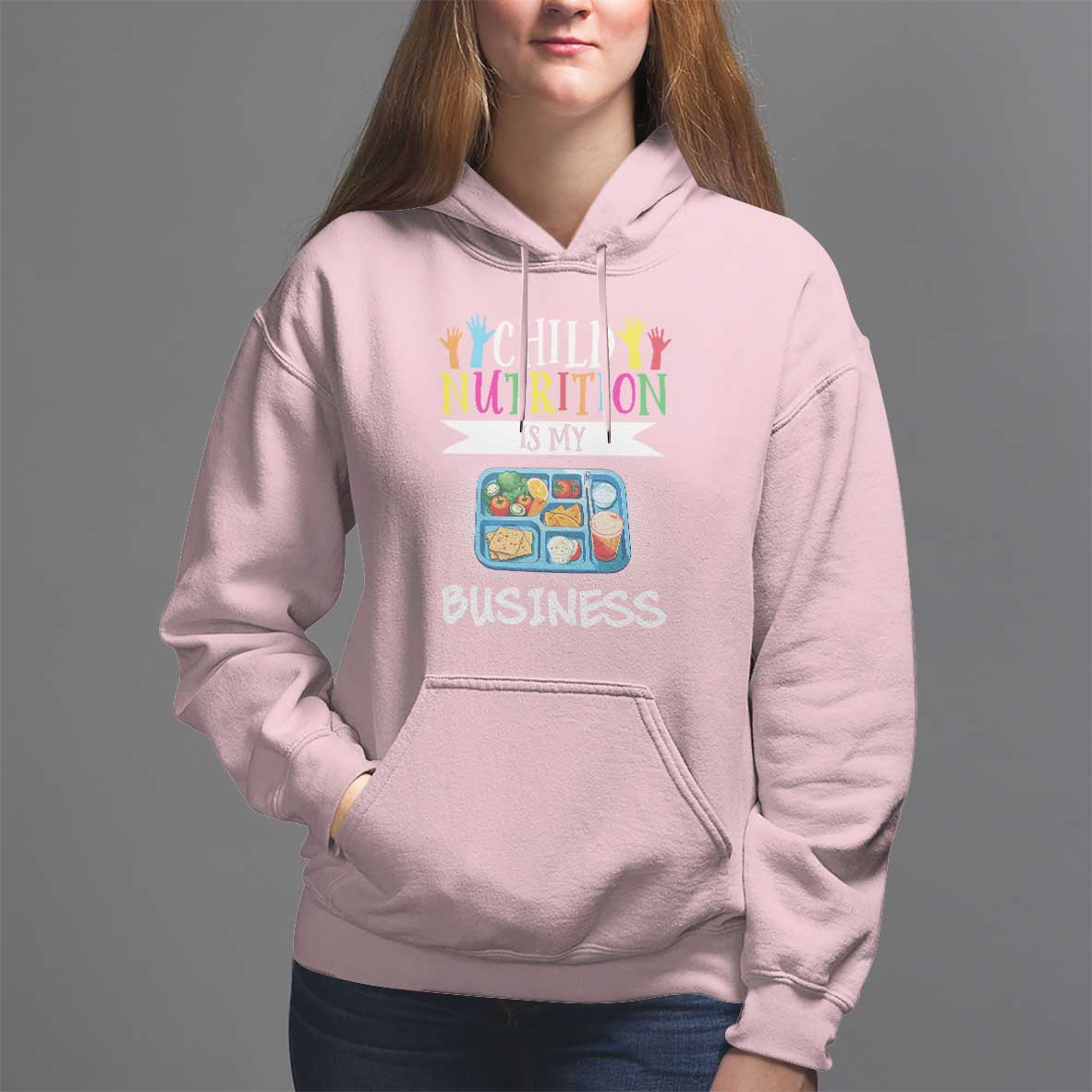 Lunch Lady Hoodie Child Nutrition Is My Business - Wonder Print Shop