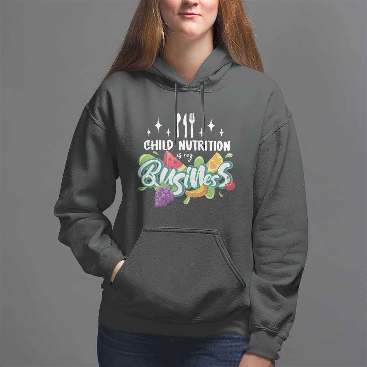 Lunch Lady Hoodie Child Nutrition Is My Business - Wonder Print Shop