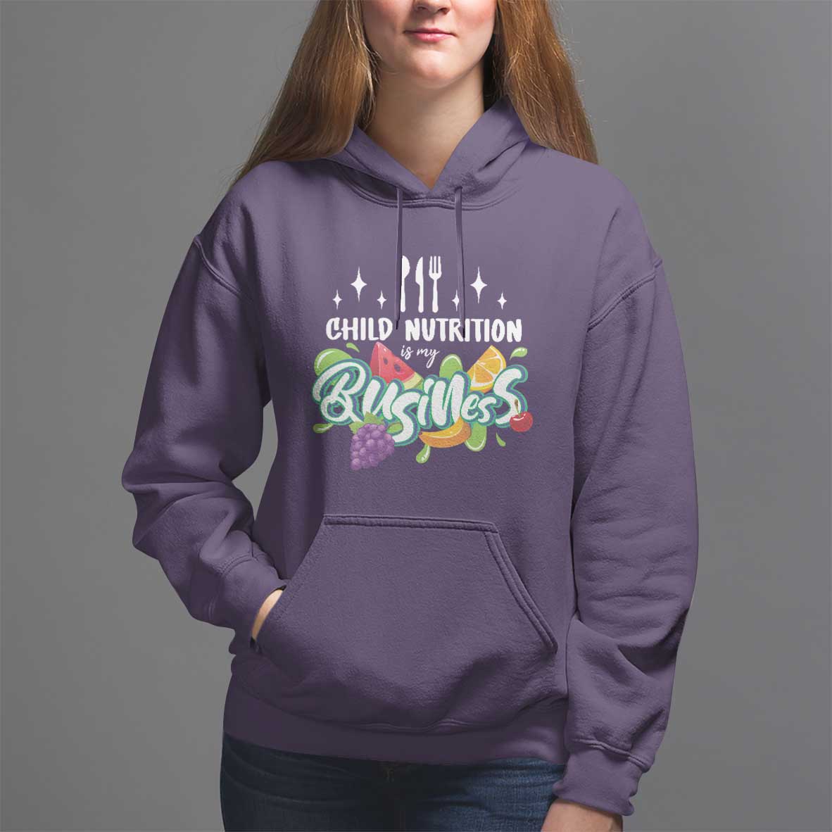 Lunch Lady Hoodie Child Nutrition Is My Business - Wonder Print Shop