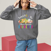 Lunch Lady Sweatshirt Today Is A Great Day I Serve Awesome Students - Wonder Print Shop