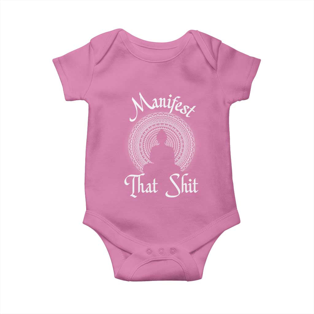 Law Of Attraction Baby Onesie Manifest That Shit