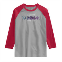 Manifest That Shit Raglan Shirt Law Of Attraction Manifesting