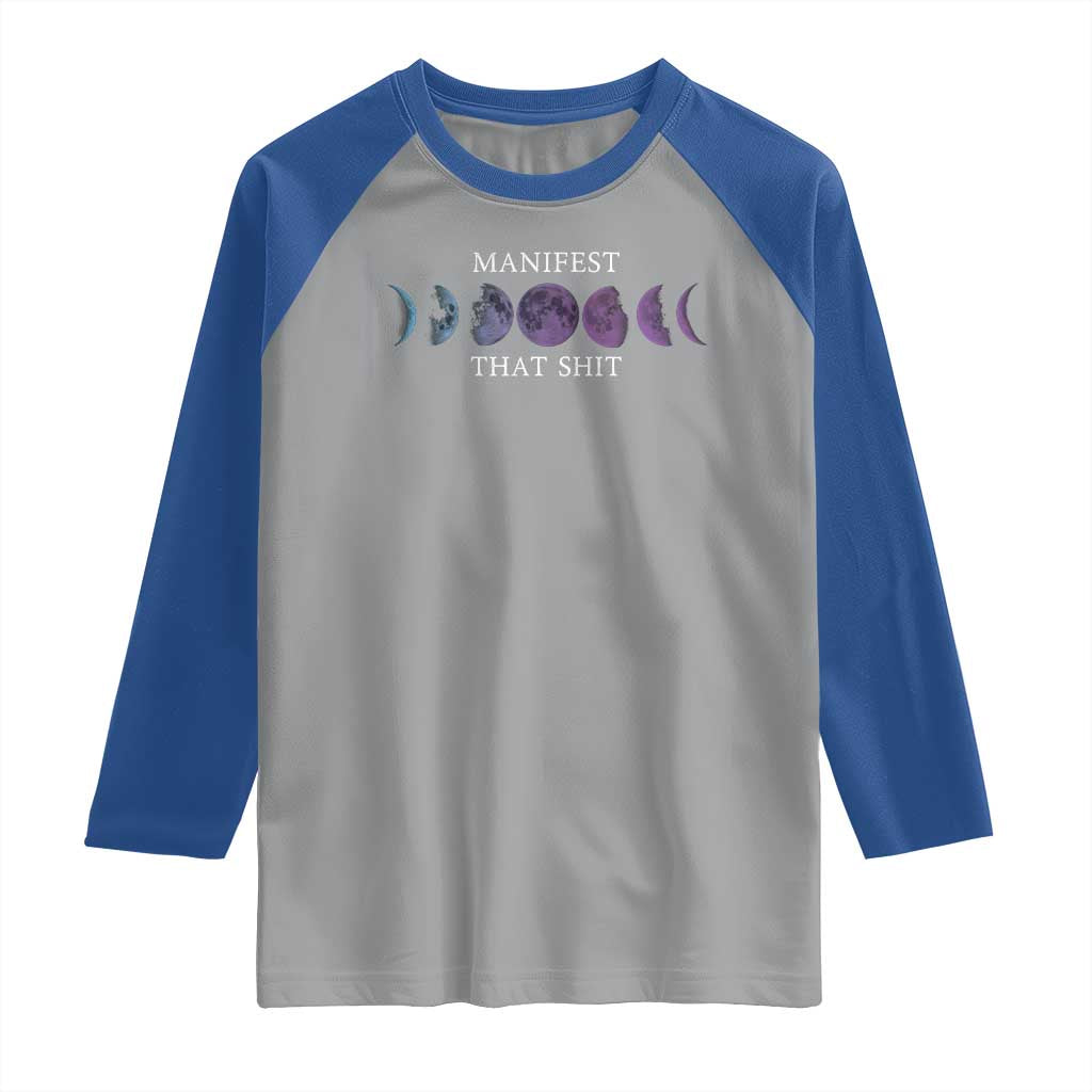 Manifest That Shit Raglan Shirt Law Of Attraction Manifesting