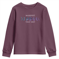 Manifest That Shit Youth Sweatshirt Law Of Attraction Manifesting